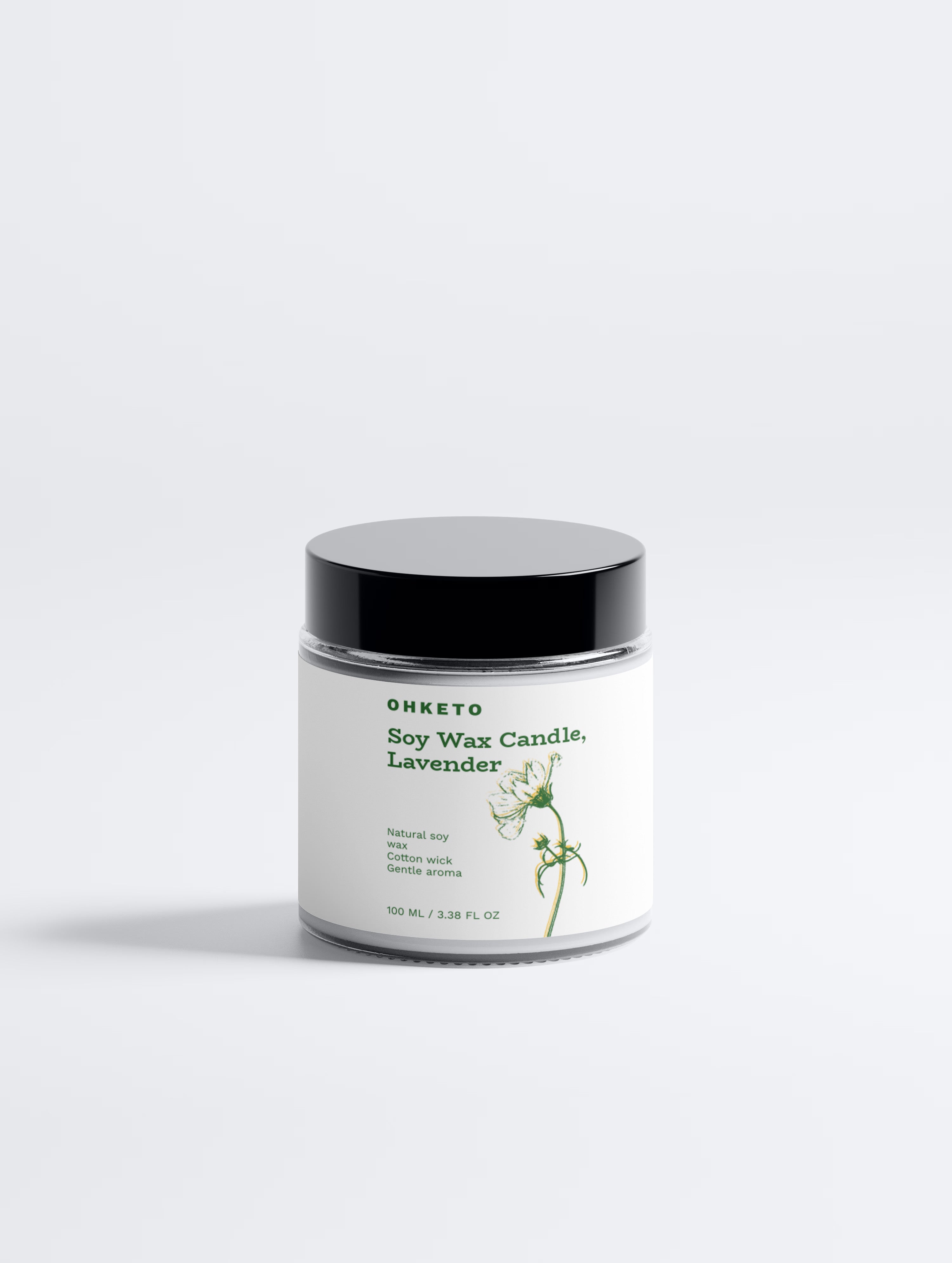 Soy Wax Candle, Lavender