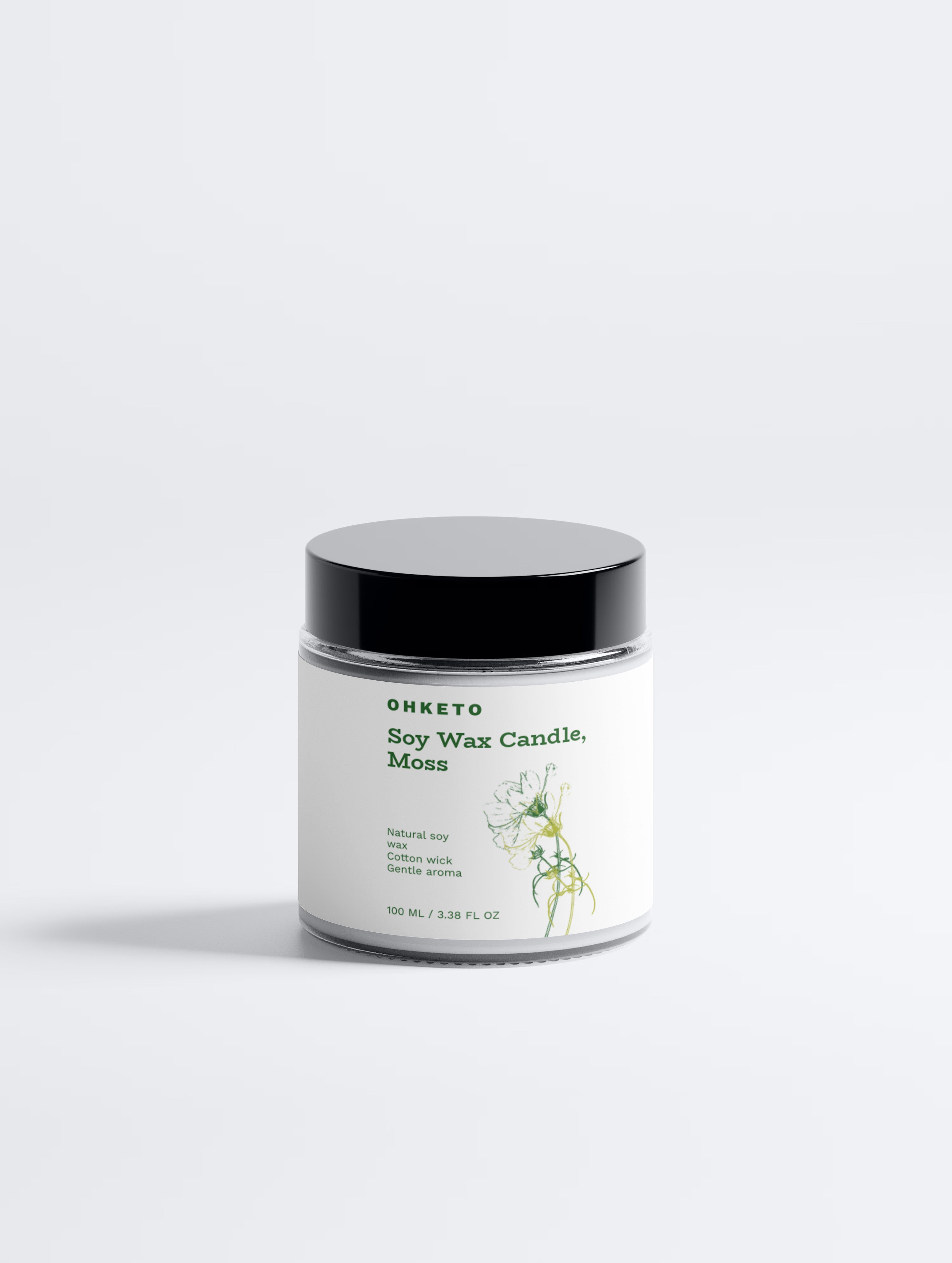 Soy Wax Candle, Moss