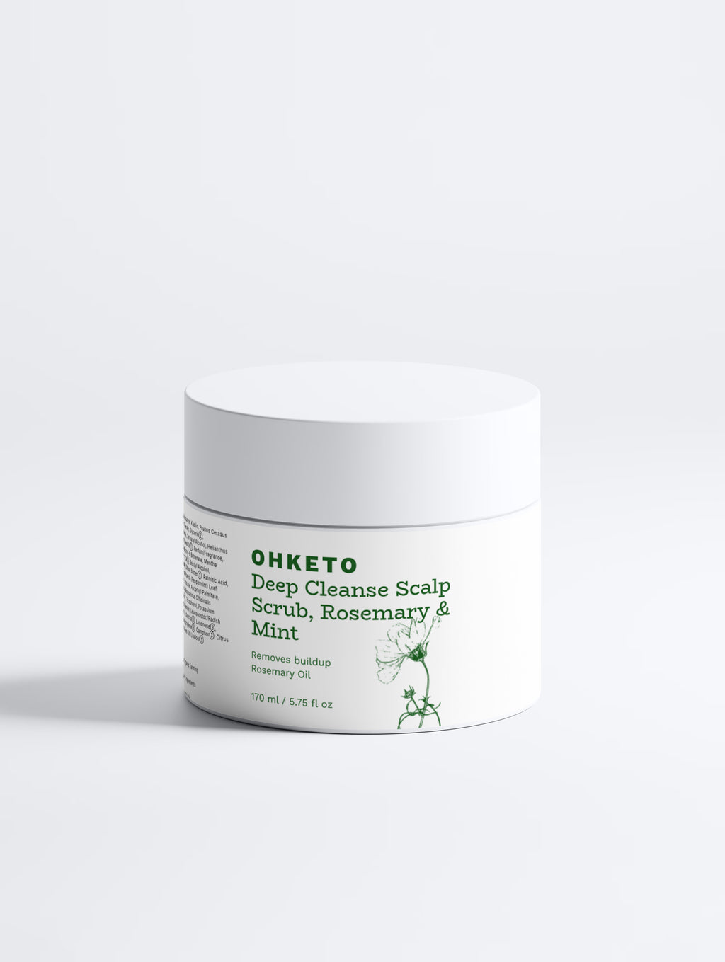 Deep Cleanse Scalp Scrub, Rosemary & Mint