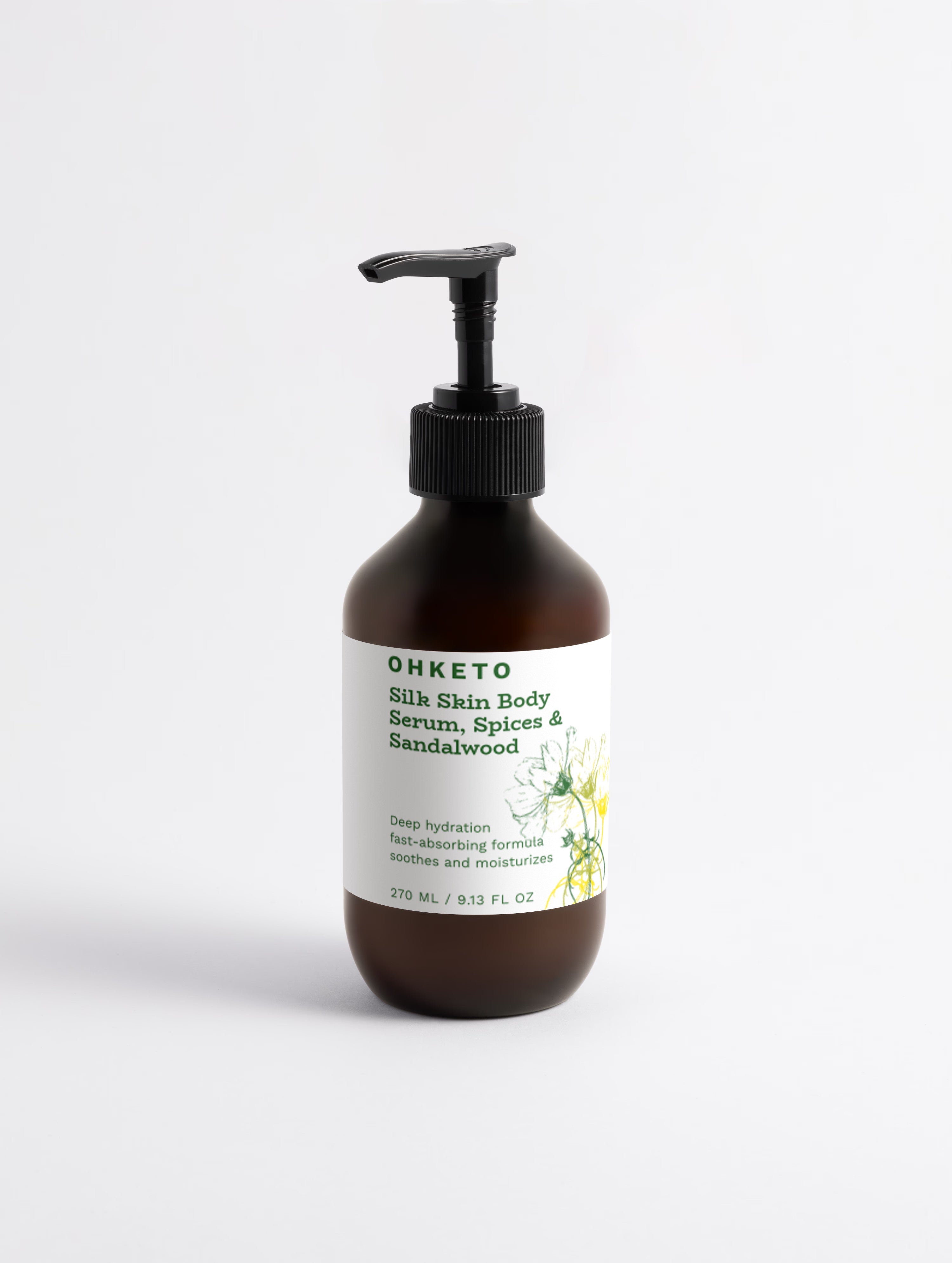 Silk Skin Body Serum, Spices & Sandalwood