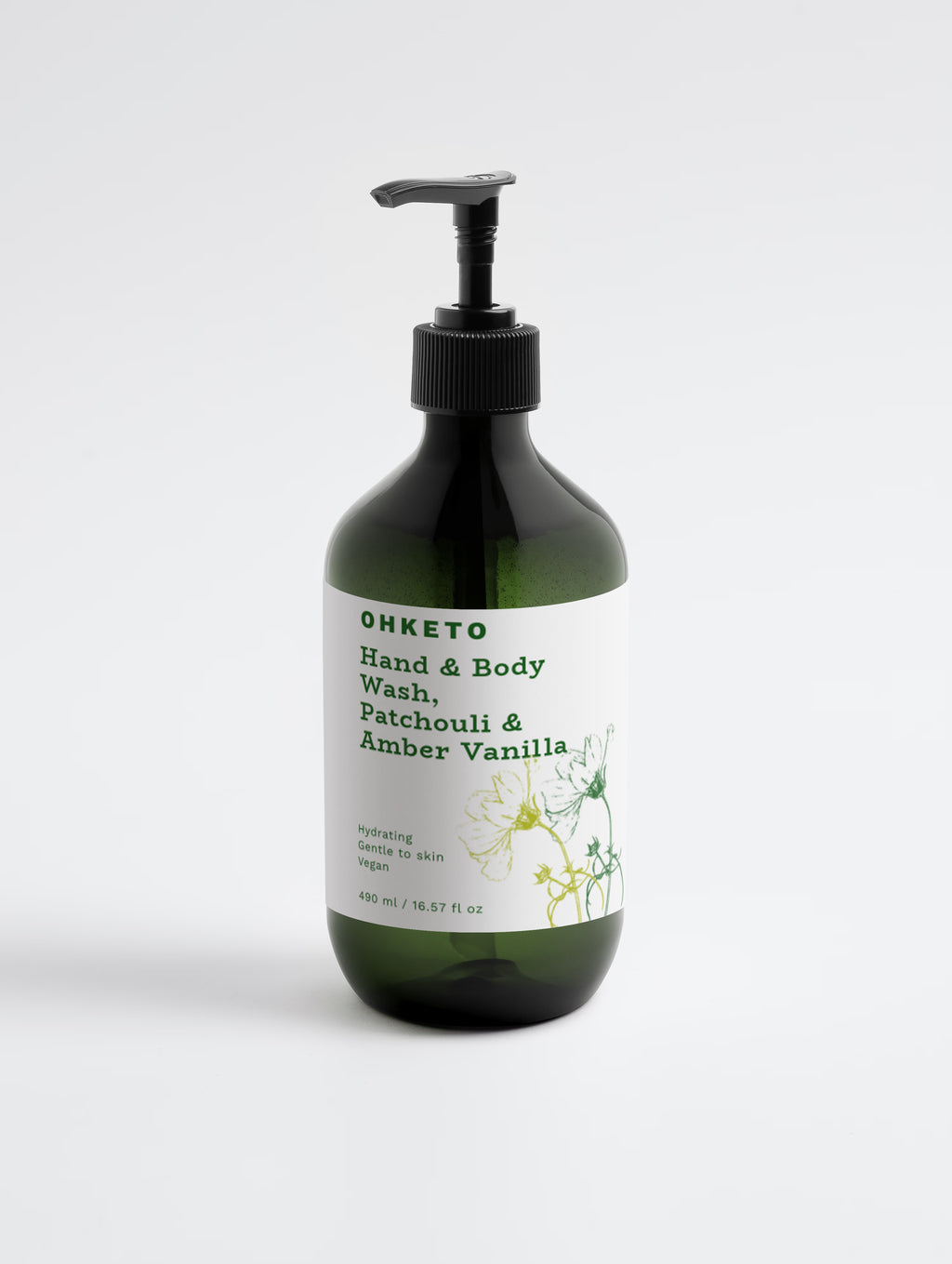 Hand & Body Wash, Patchouli & Amber Vanilla