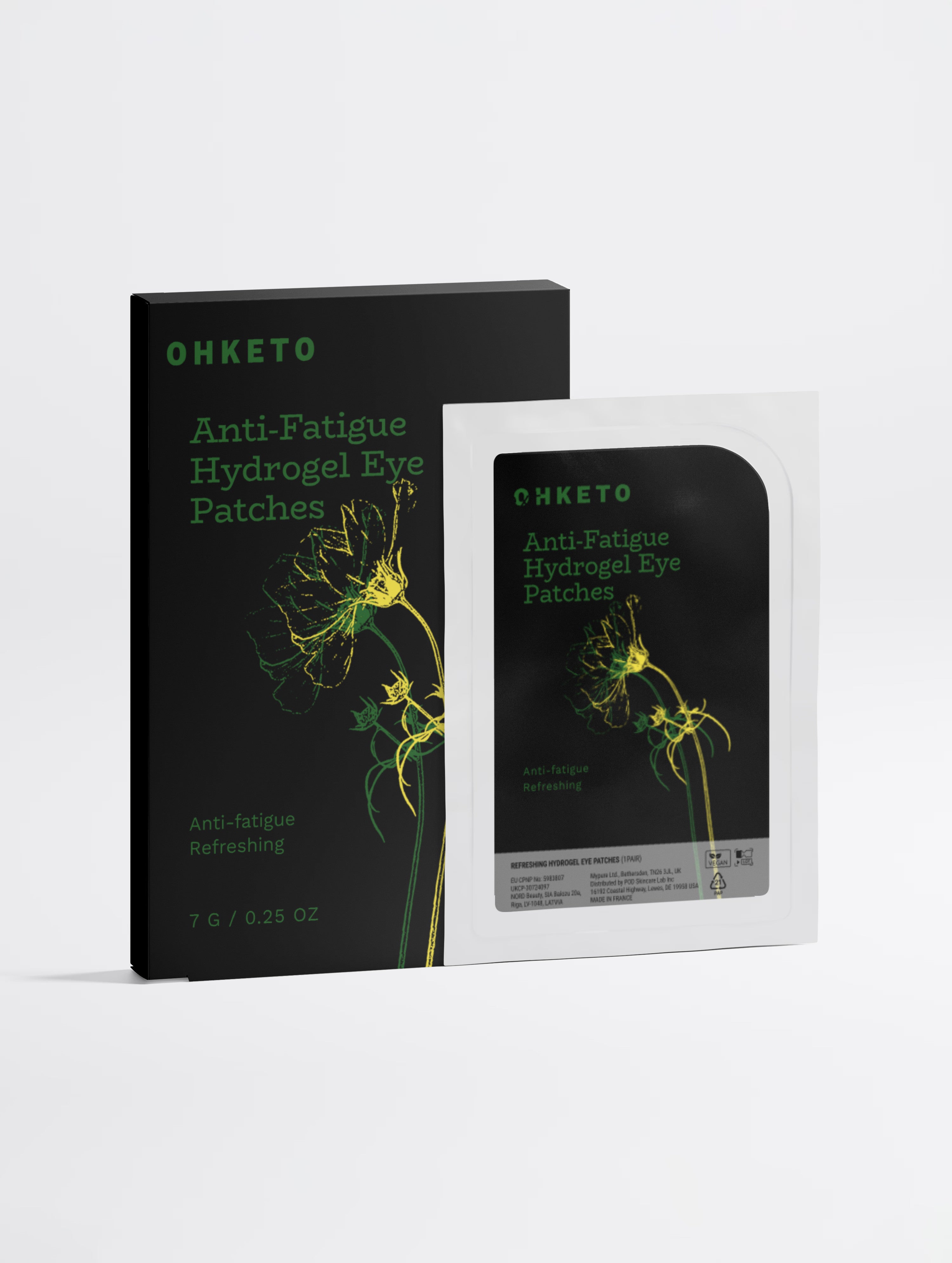 Anti-Fatigue Hydrogel Eye Patches