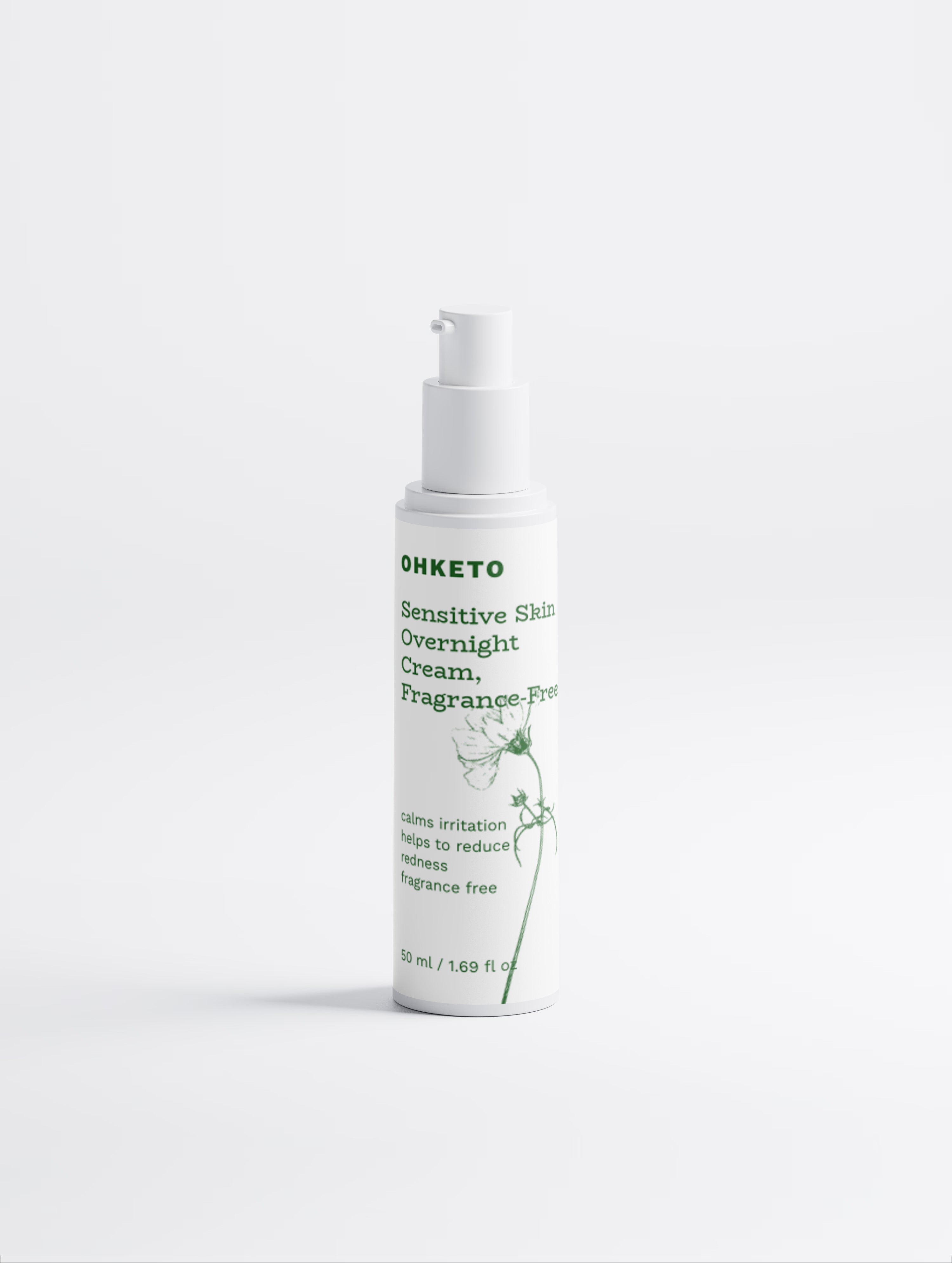 Sensitive Skin Overnight Cream, Fragrance-Free