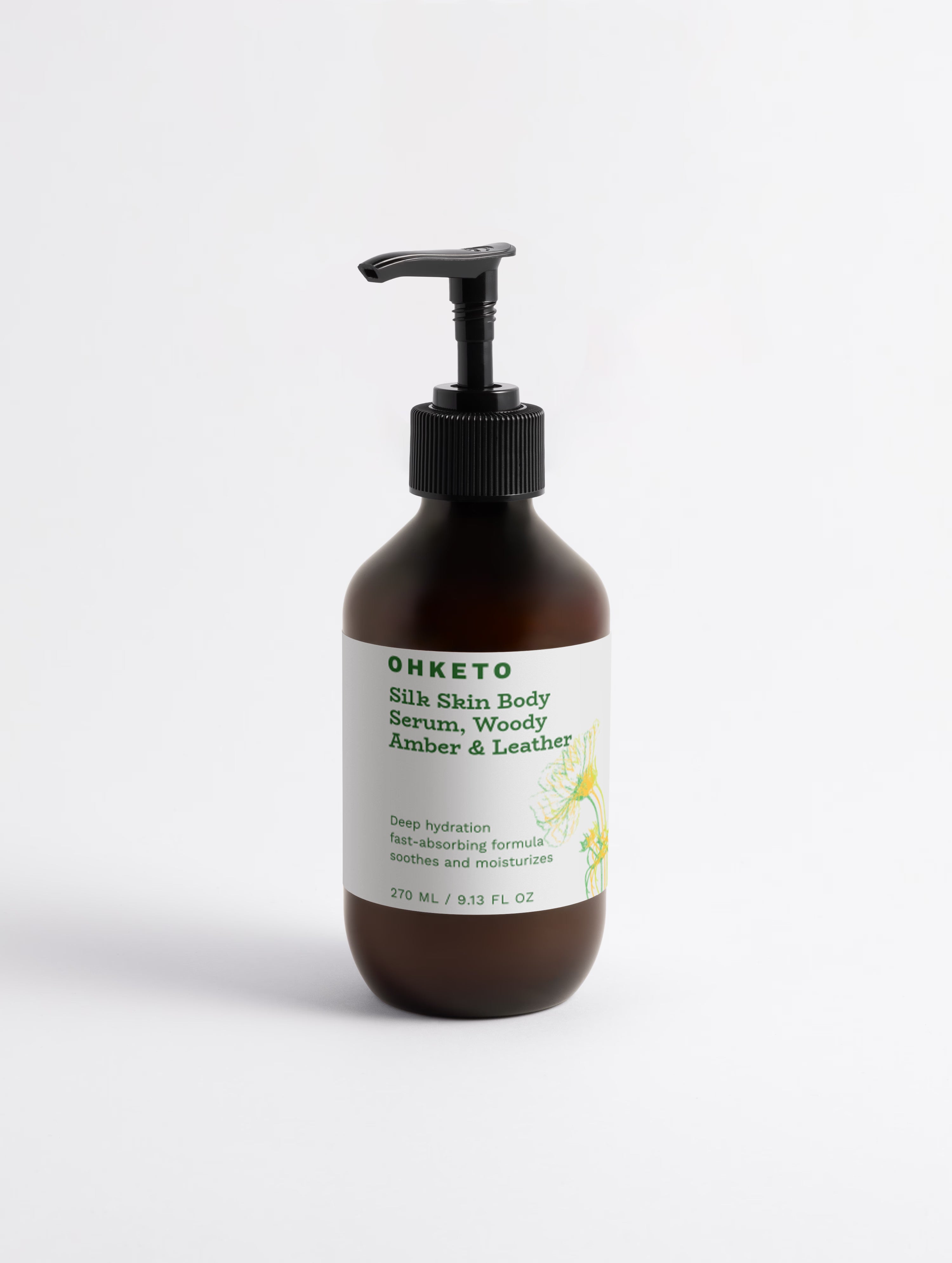 Silk Skin Body Serum, Woody Amber & Leather
